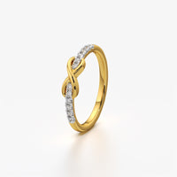 Threaded Infinity Promise Ring