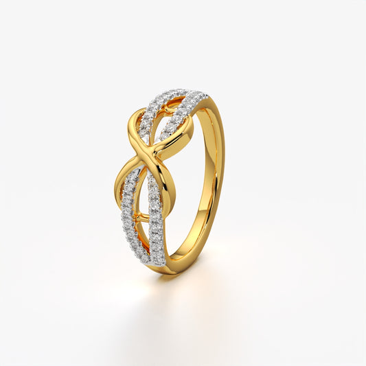 Double Infinity Braided Ring