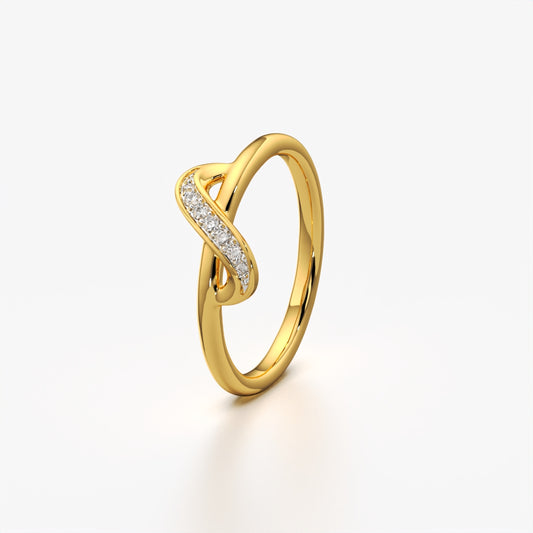 Infinity Loop Pave Promise Ring