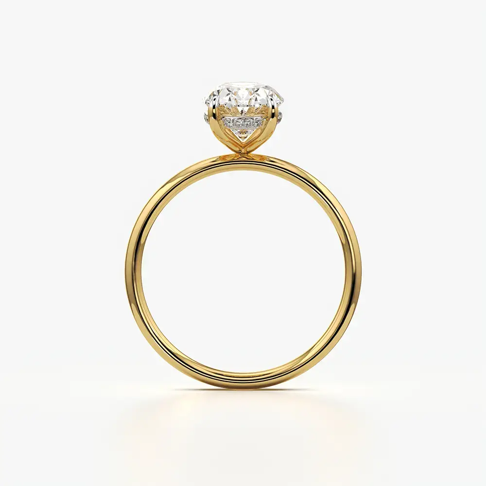 Classic Oval Solitaire Ring