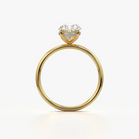 Classic Oval Solitaire Ring