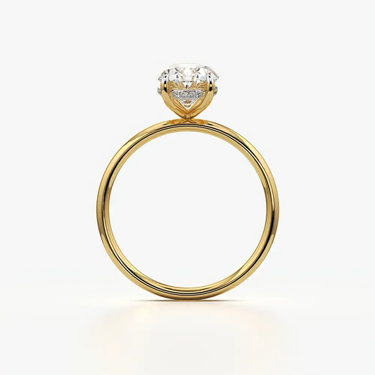 Classic Oval Solitaire Ring