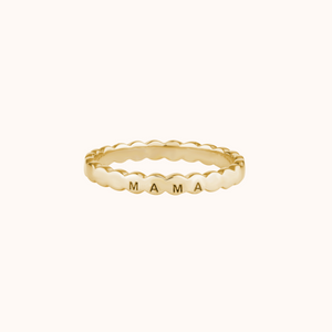 Custom Mama Engraving Ring - KYMEE