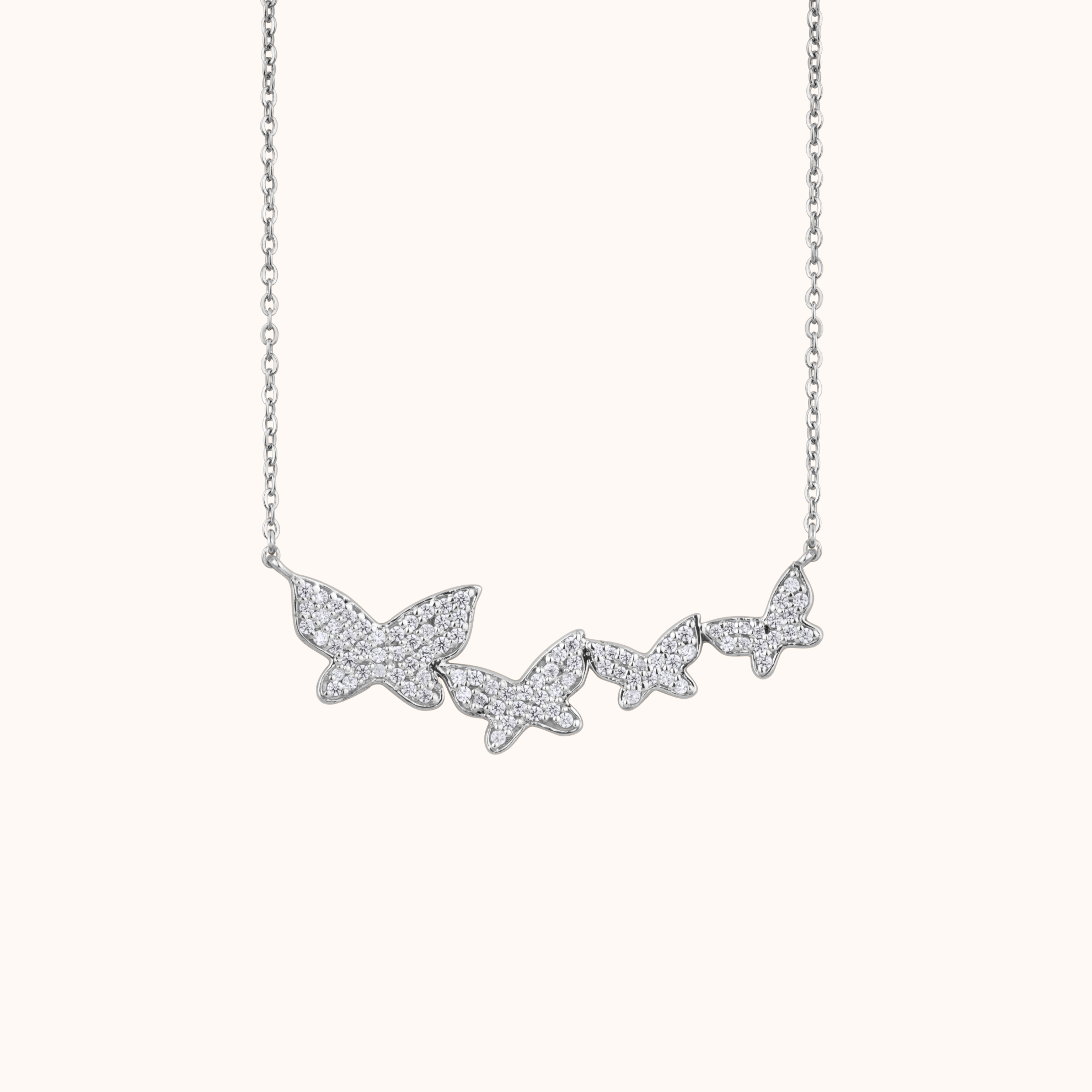 Butterfly Diamond Necklace