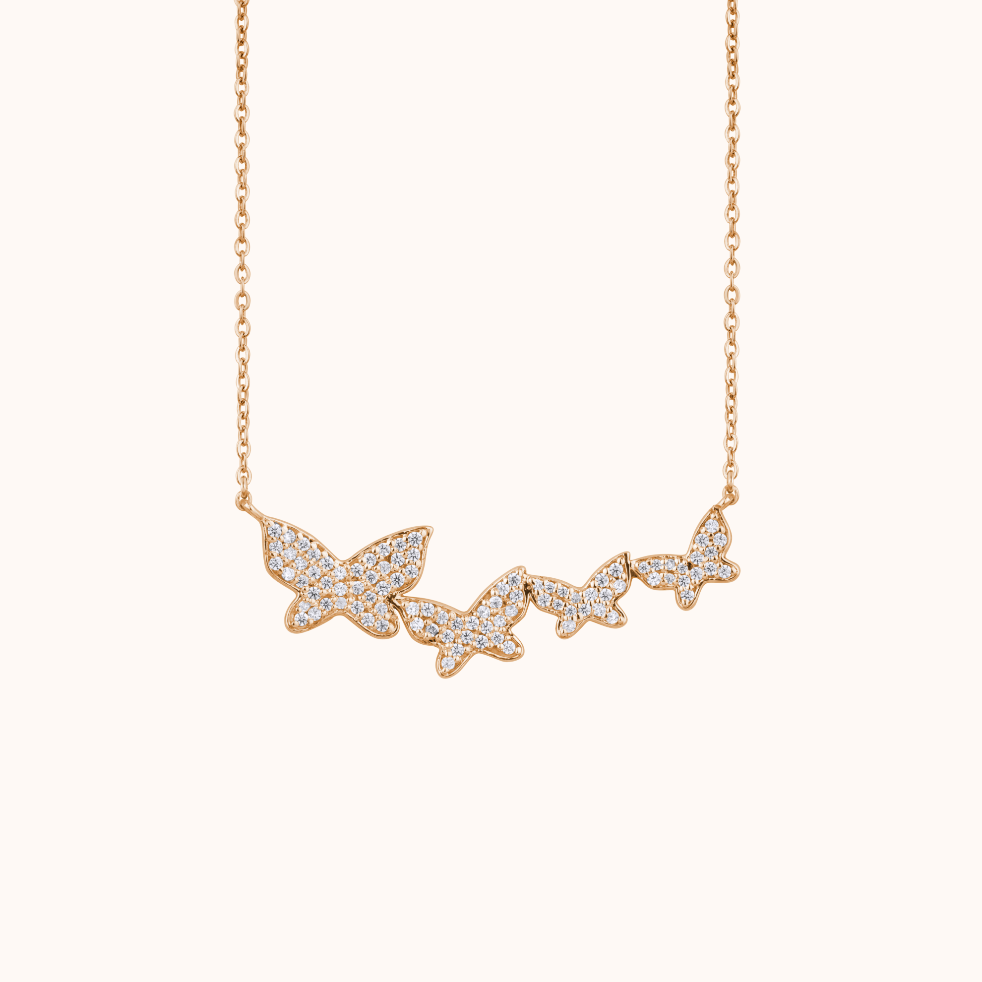 Butterfly Diamond Necklace