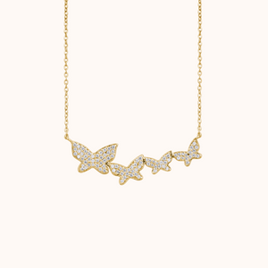 Butterfly Diamond Necklace - KYMEE