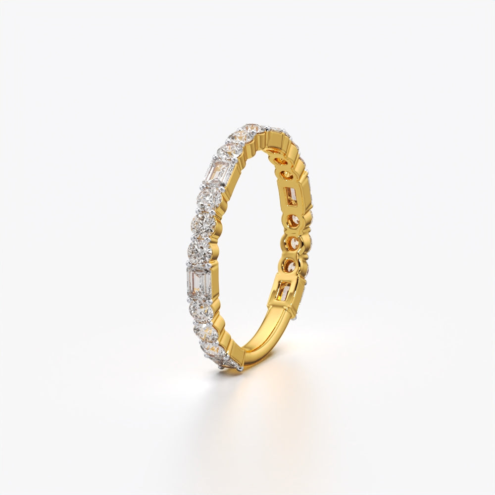 Alternating Eternity Band
