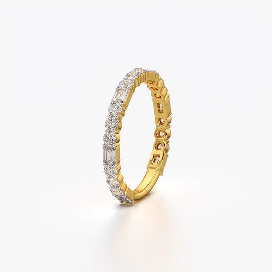 Alternating Eternity Band