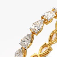 Pear Cut Full Eternity Ring