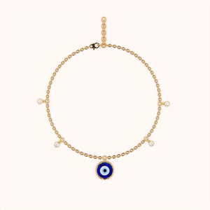 Dainty Evil Eye Charm Bracelet