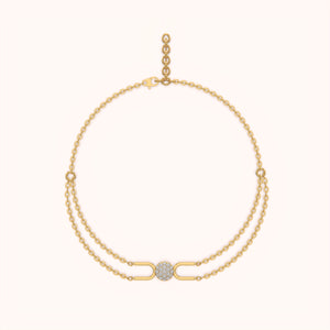 Twin Chain Diamond Bracelet