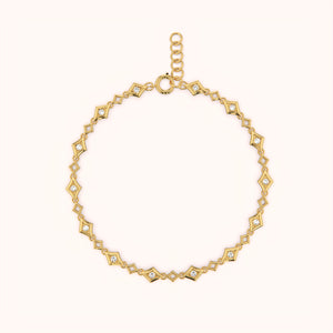 Sparkling Symmetry Bracelet