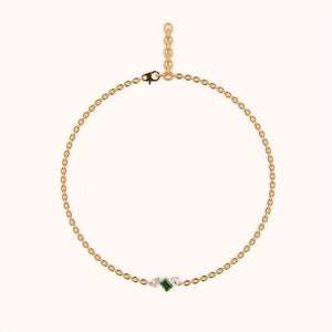 Charm Green Accent Bracelet