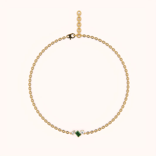 Charm Green Accent Bracelet