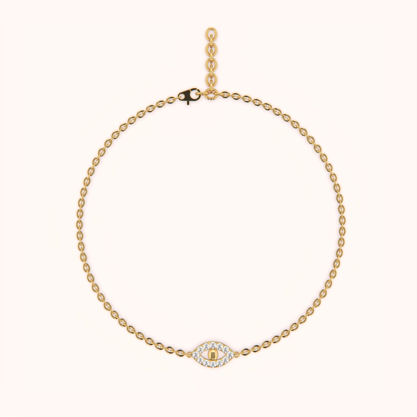 Eye Style Charm Bracelet