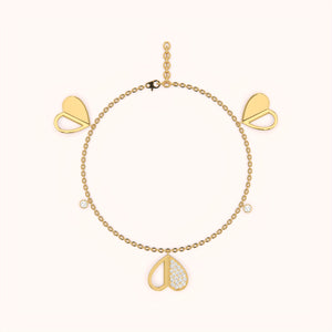 Modern Hearts Bracelet