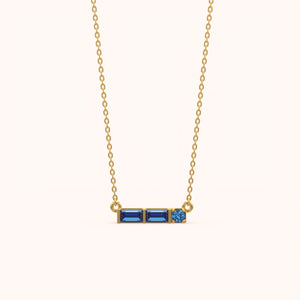 Blue Diamond Necklace