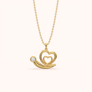 Double Heart Pendant