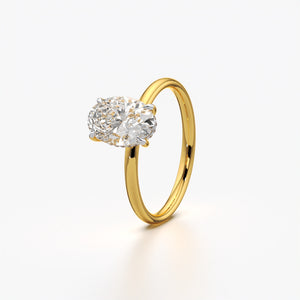 Aura Oval Diamond Ring
