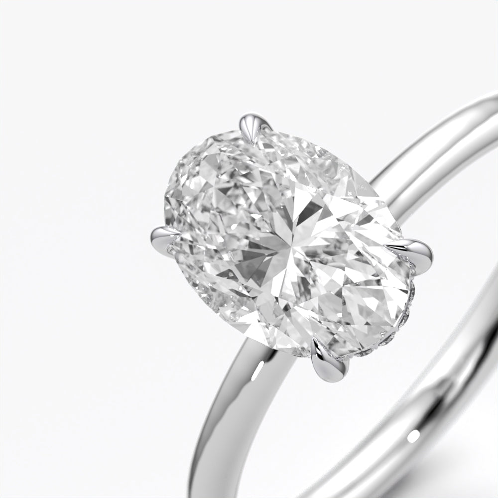 Aura Oval Diamond Ring