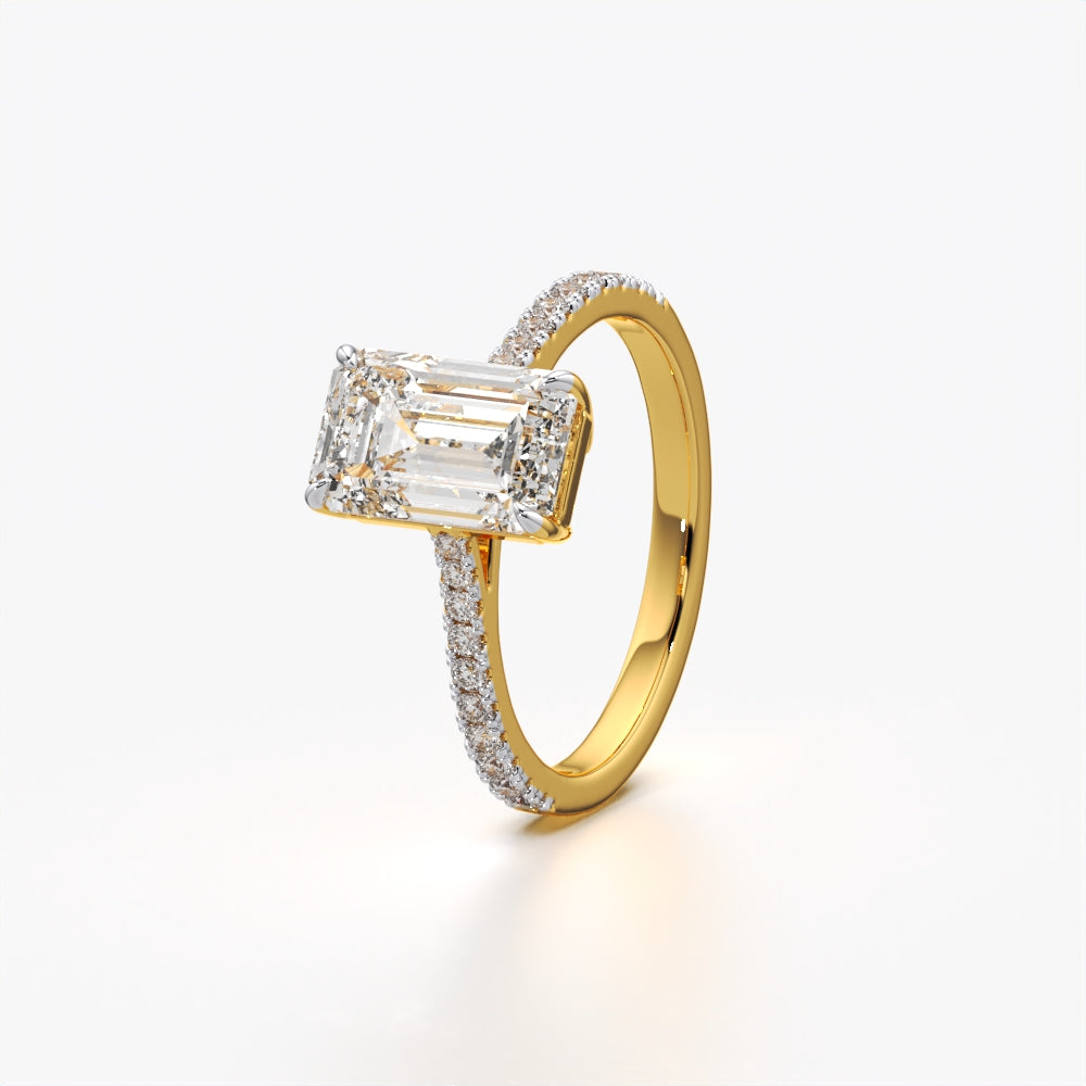 Emerald Spark Ring