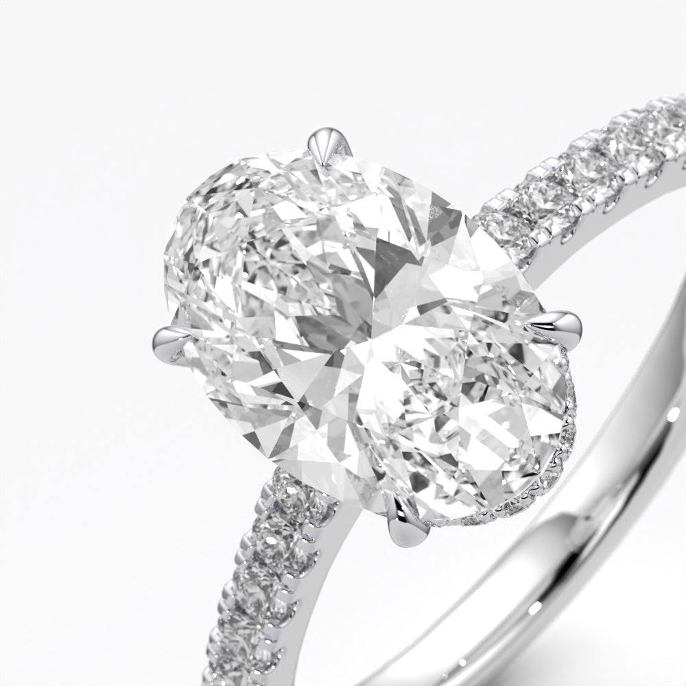 Eternal Spark Oval Diamond Ring