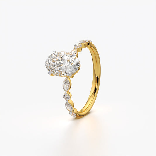 Oval Elegance Diamond Ring