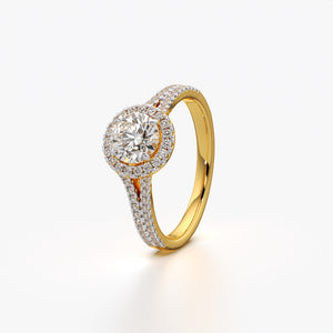 Radiant Halo Splendor Ring