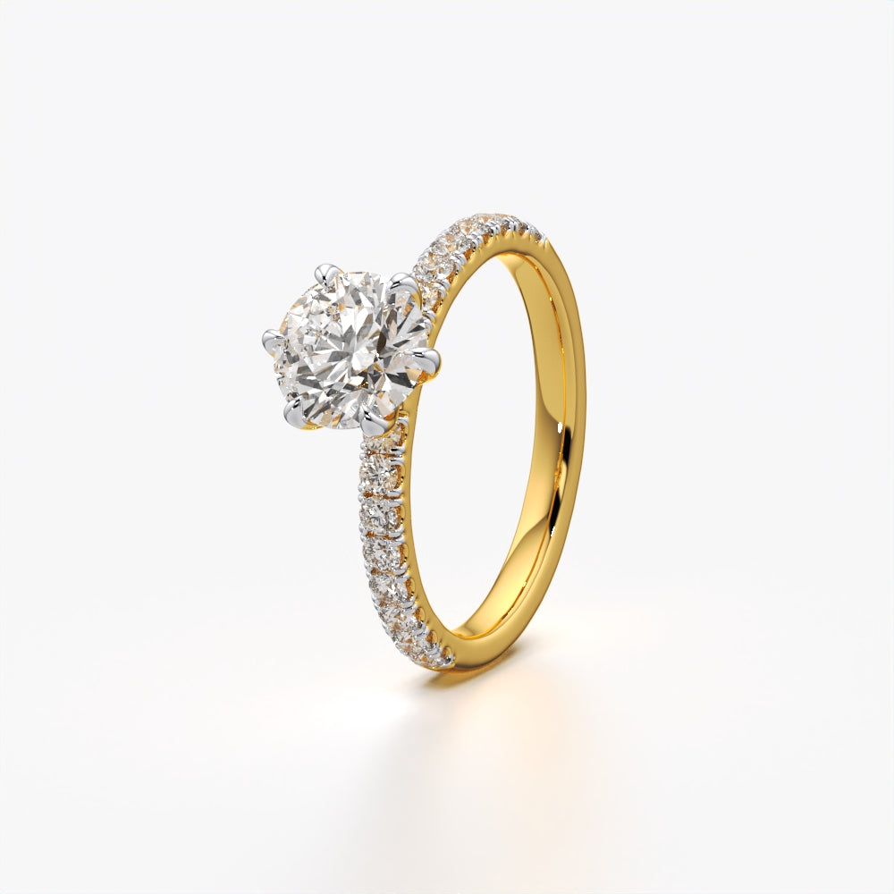 Eternal Spark Round Diamond Ring