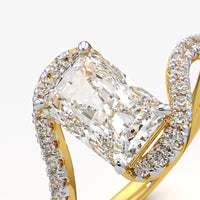 Bypass Radiant Solitaire Cocktail Ring