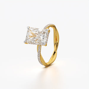 Radiant Twist Ring