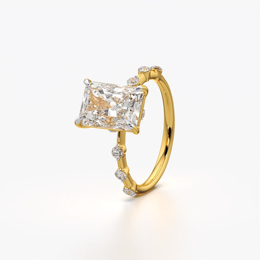 Glow Radiant Droplet Ring