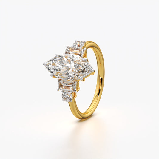 Marquise Elegance Diamond Ring