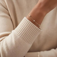 Four Point Star Station Bracelet