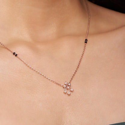 Silver Geometric Necklace