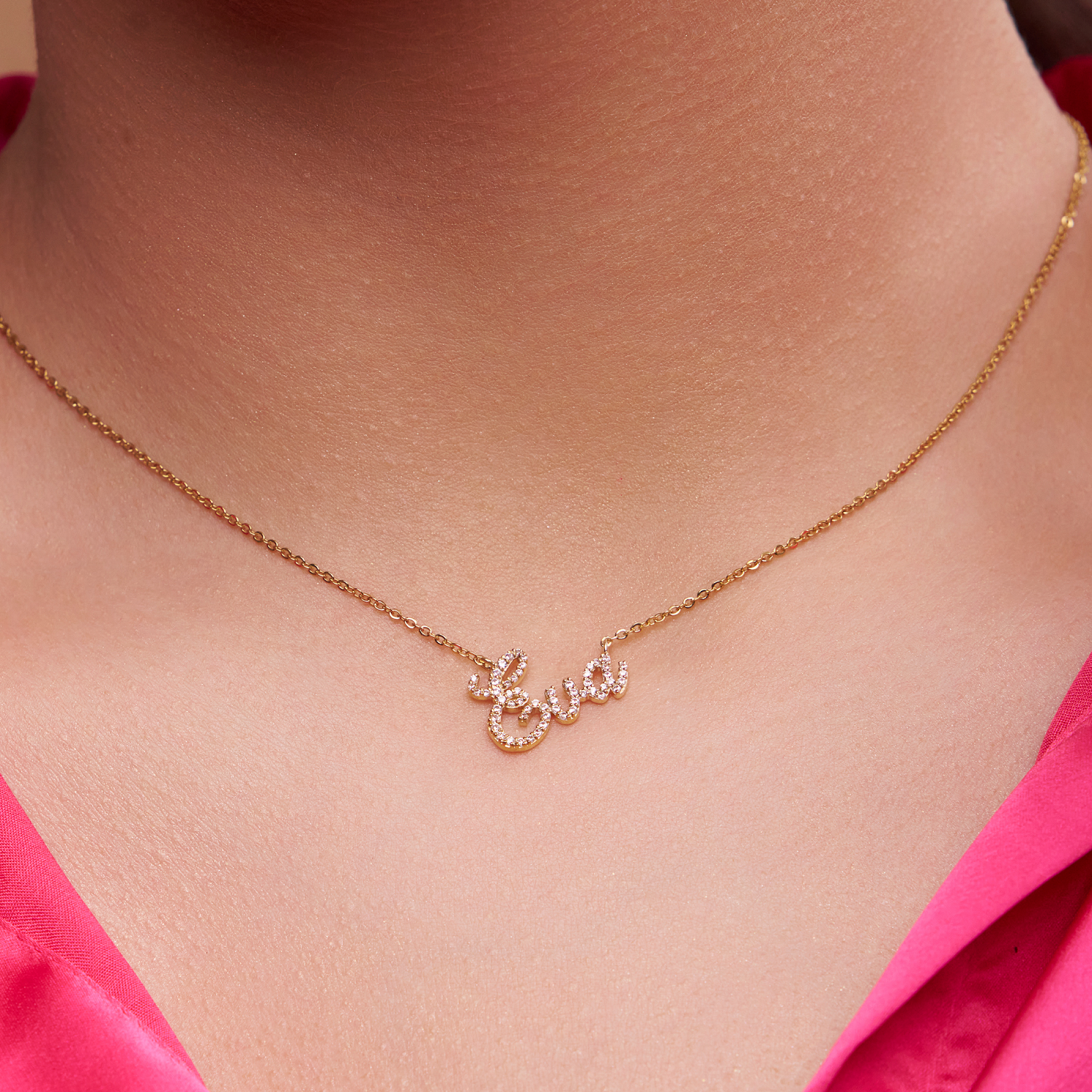 Custom Diamond Name Necklace - KYMEE