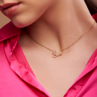Custom Diamond Name Necklace - KYMEE
