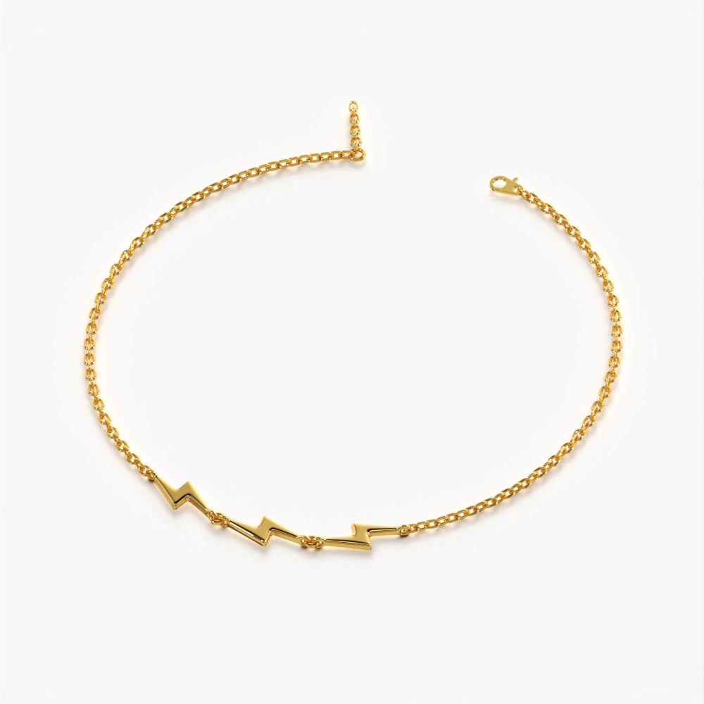 Lightning Bolt Charm Bracelet