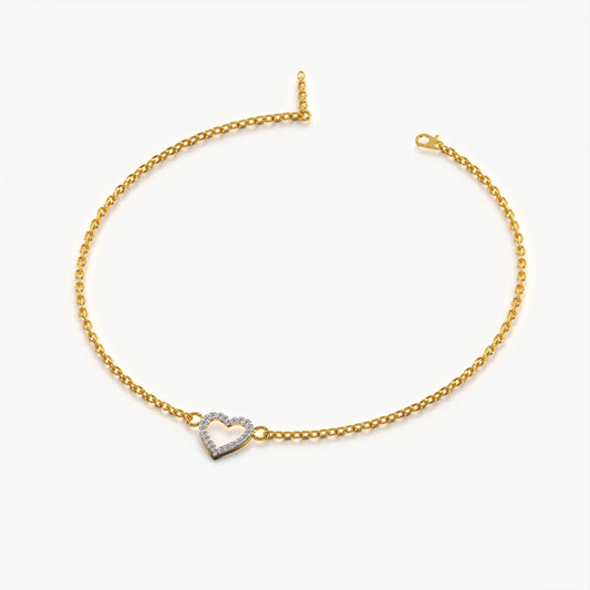 Sophisticated Heart Bracelet