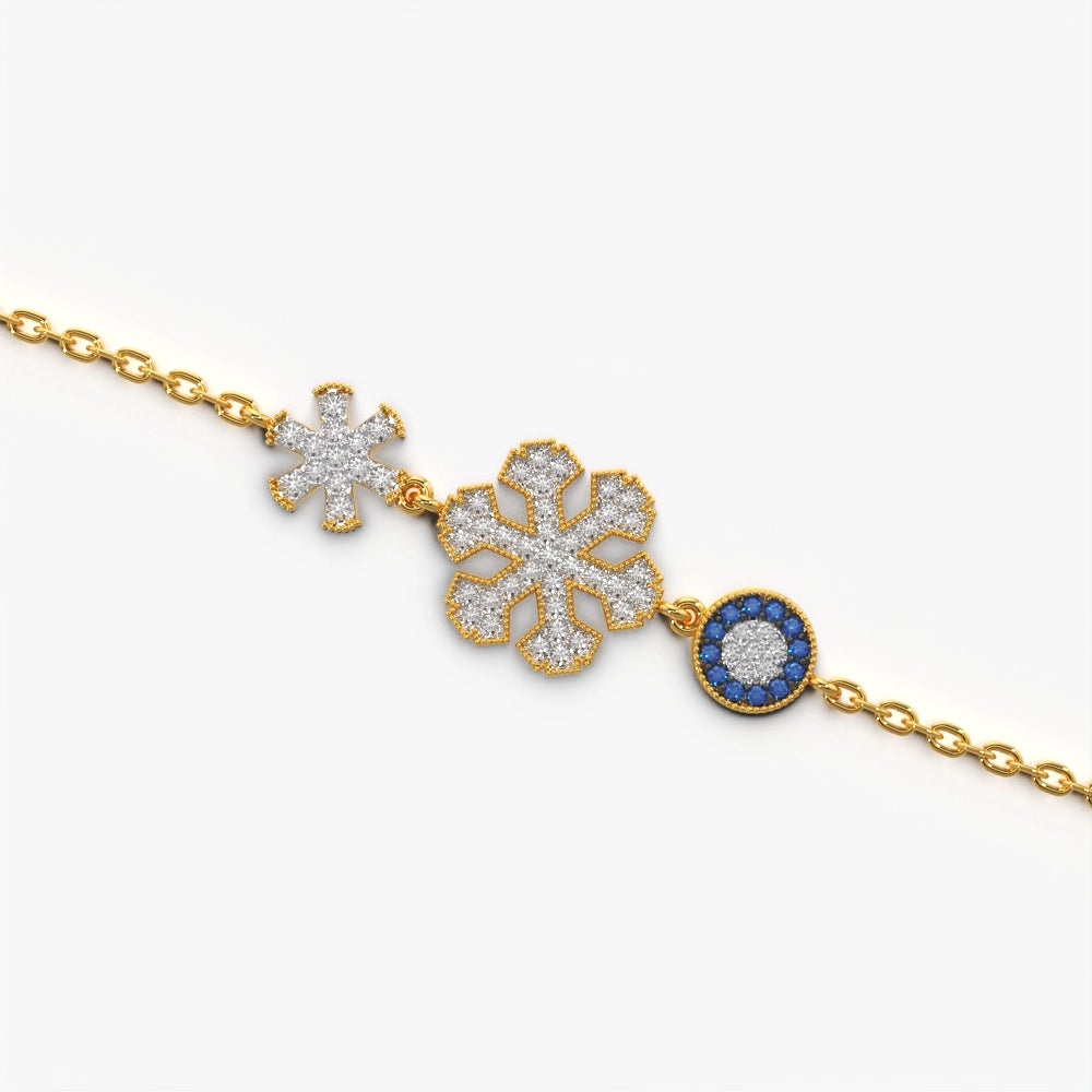 Fancy Diamond Set Bracelet