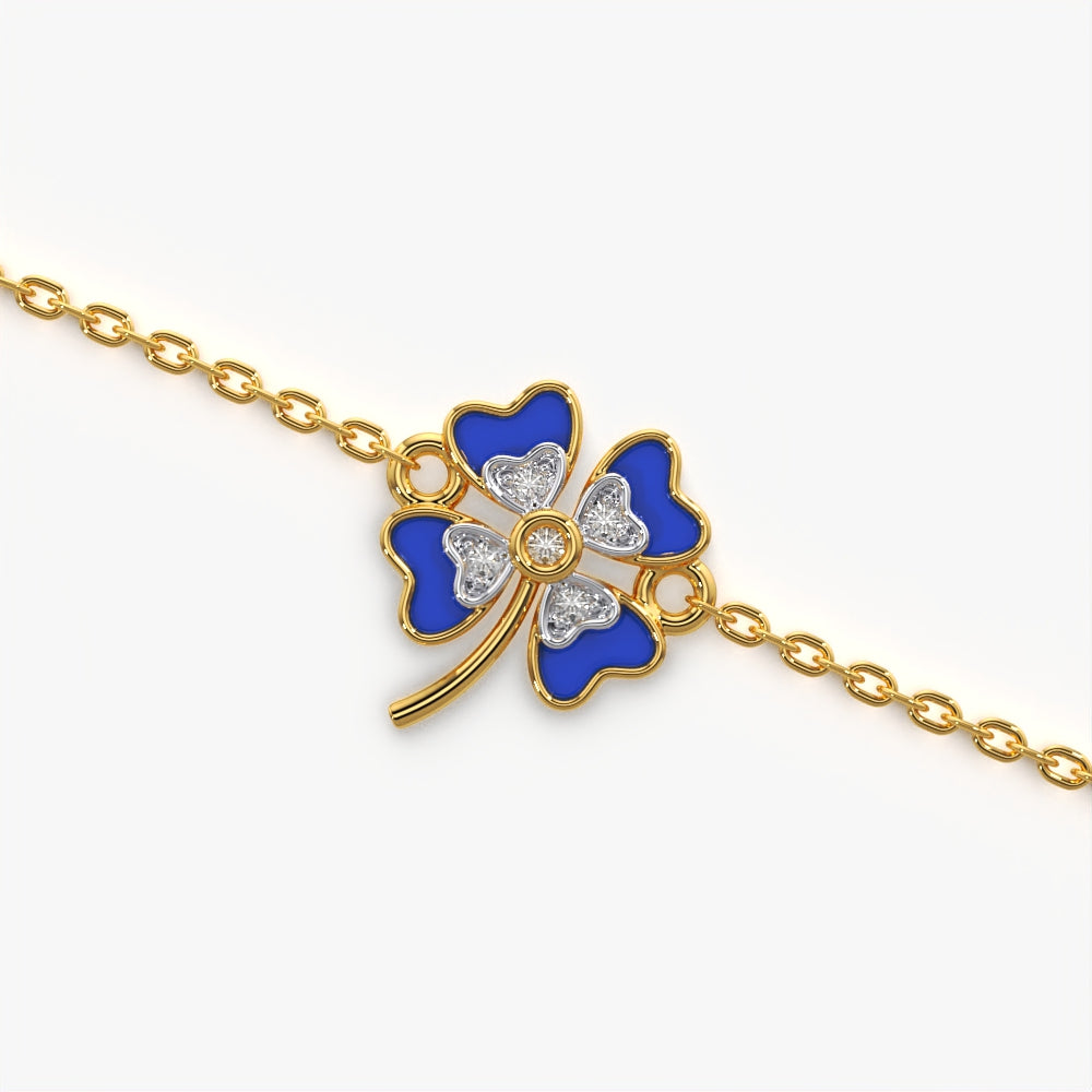 Lucky Clover Charm Bracelet