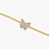 Pave Butterfly Bracelet