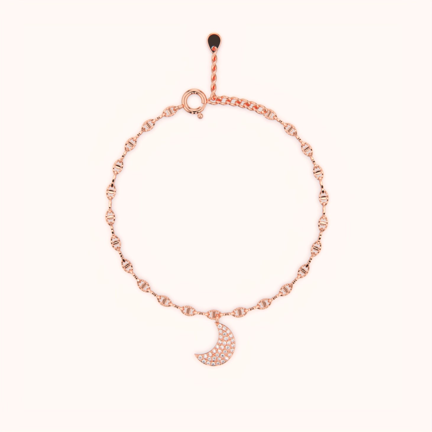 Moon Fancy Charm Bracelet