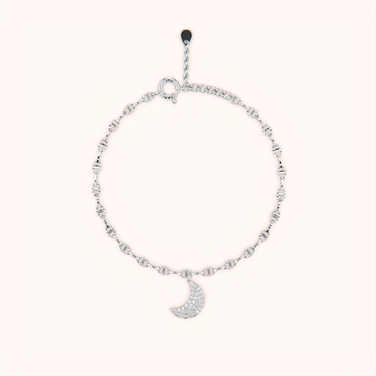 Moon Fancy Charm Bracelet