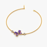 Purple Butterfly Bracelet