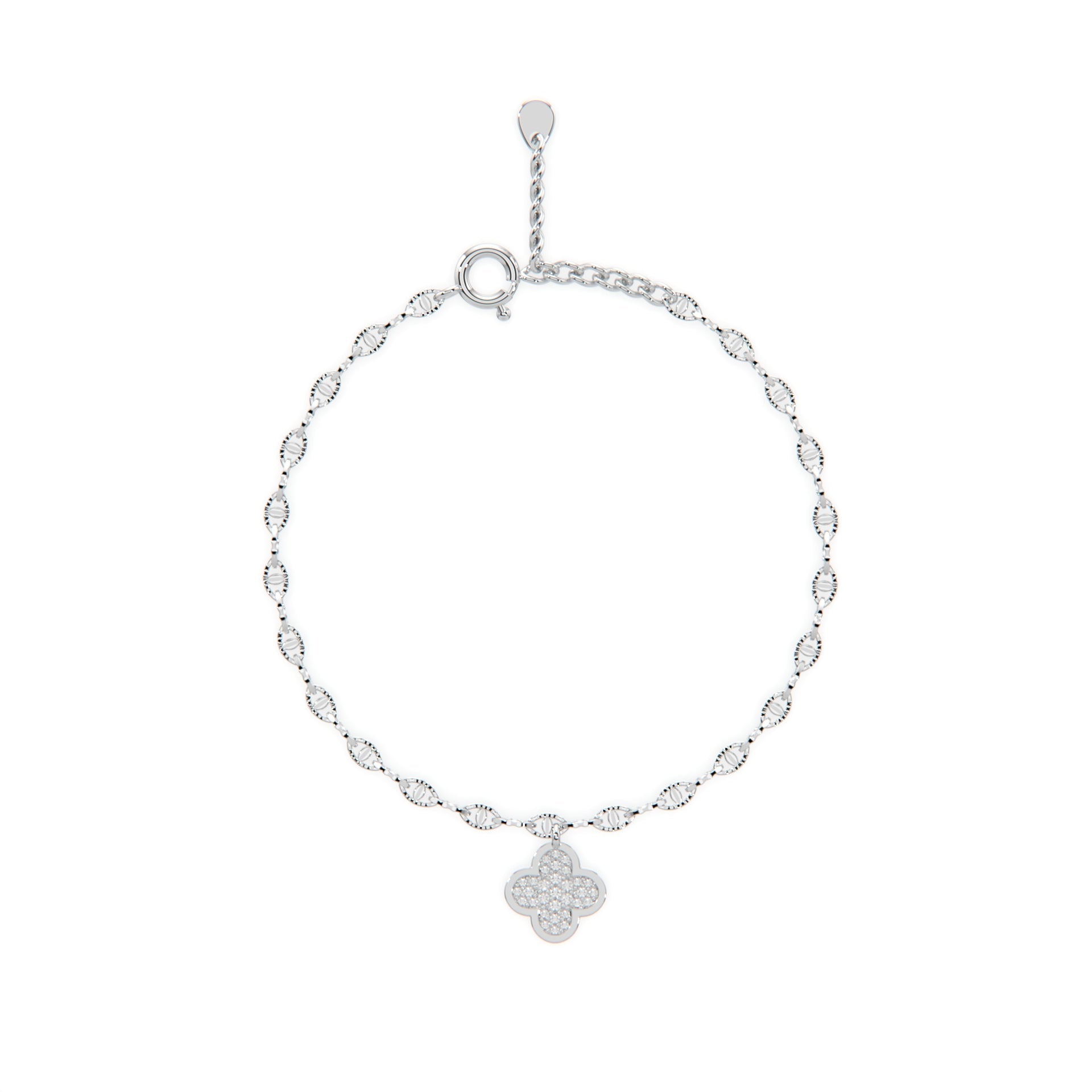 Timeless Silver Clover Bracelet