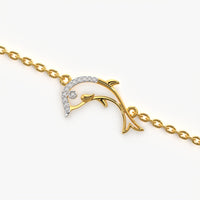 Mid-Leap Dolphin Bracelet