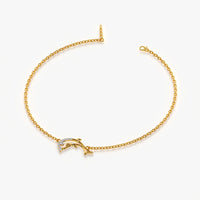Mid-Leap Dolphin Bracelet