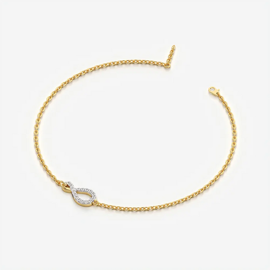 Interlocking Infinity Pavé Bracelet