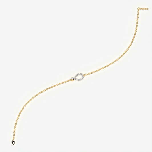 Interlocking Infinity Pavé Bracelet